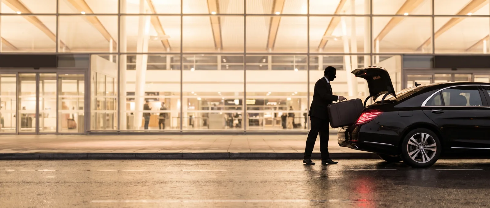 Luxury airport transfer vehicle